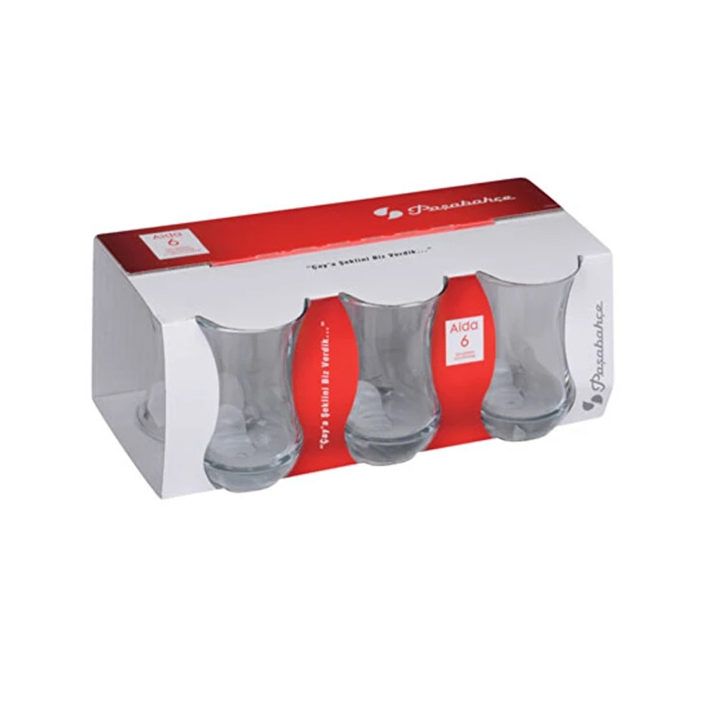 Paşabahçe Aida Çay Bardağı 6'Lı