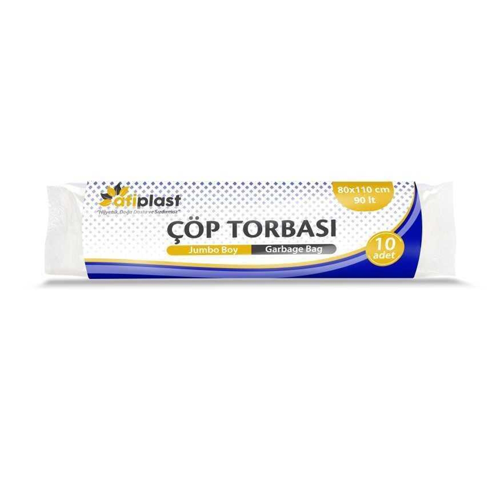 Atiplast 80*110 Jumbo Çöp Poşeti 600 Gr Siyah