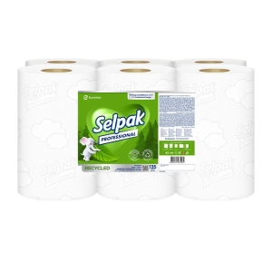 Selpak Profesyonel Recycled Sensörlü Çift Katlı Havlu 21 cm 135 mt 6 Adet - Görsel 1