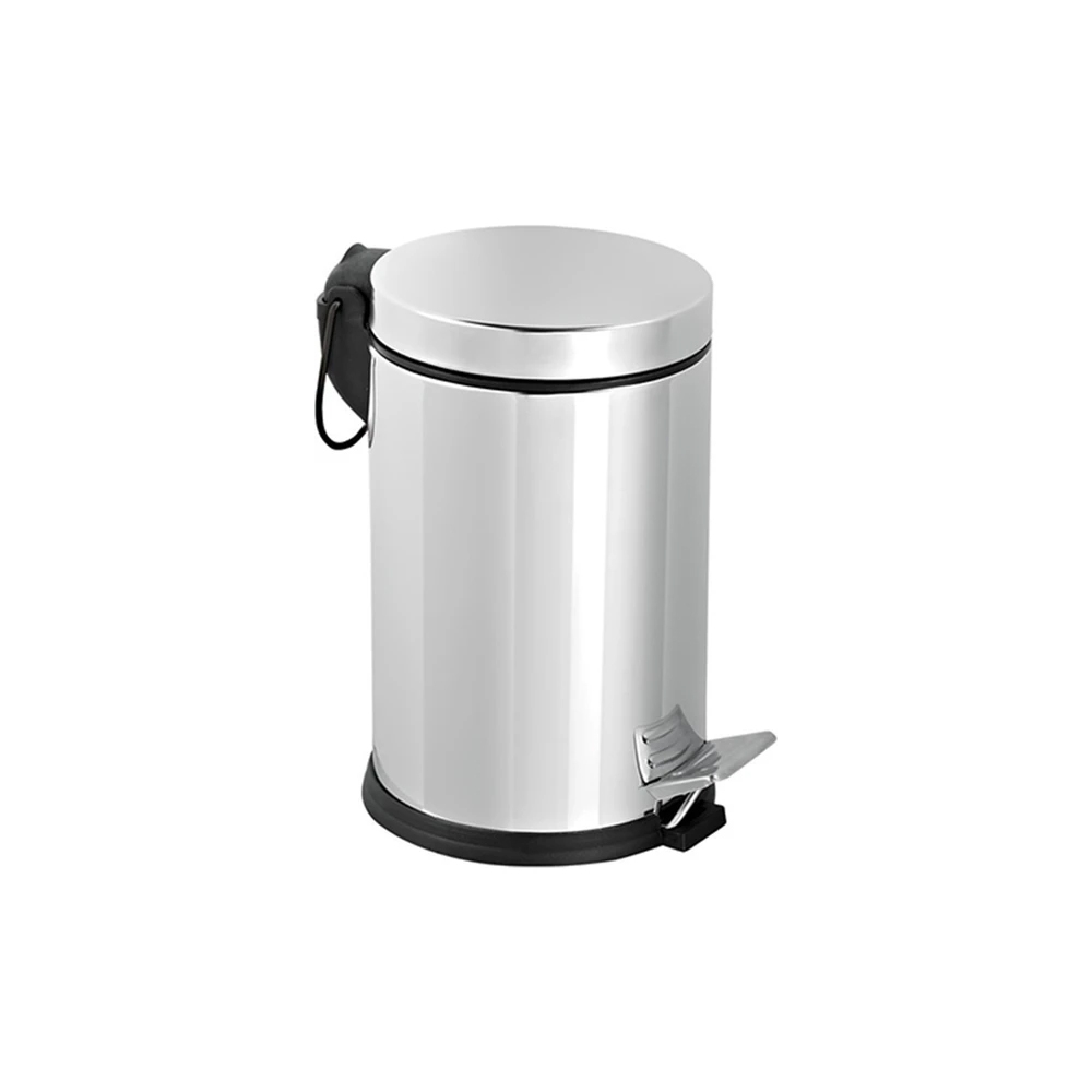 Palex Krom Pedallı Çöp Kovası 5 Lt