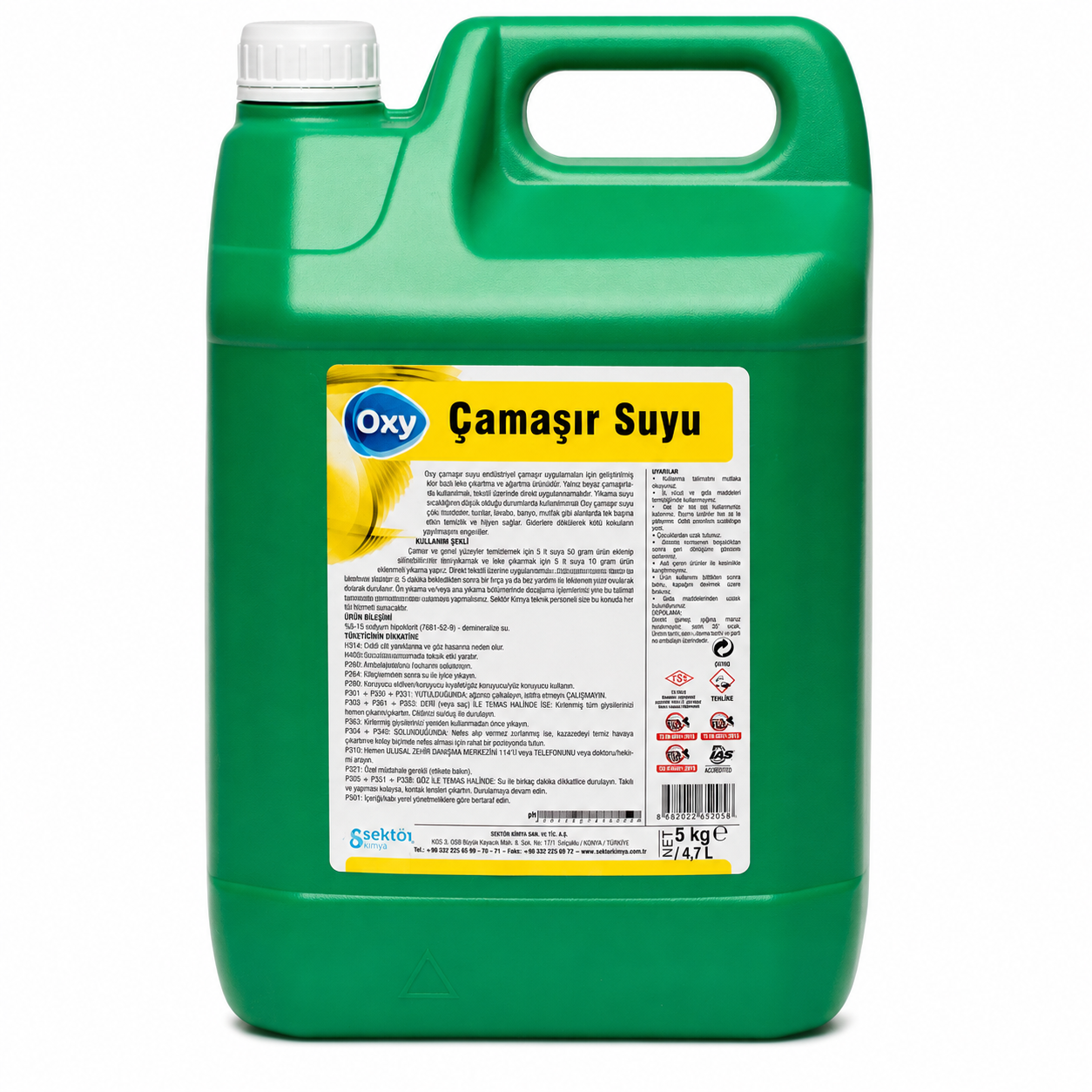 Oxy Çamaşır Suyu 5 Lt