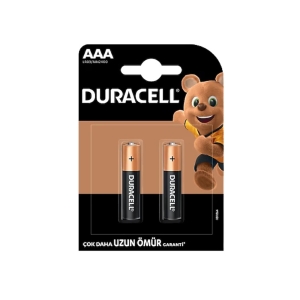Duracell 2'li AAA İnce Kalem Pil - Görsel 1