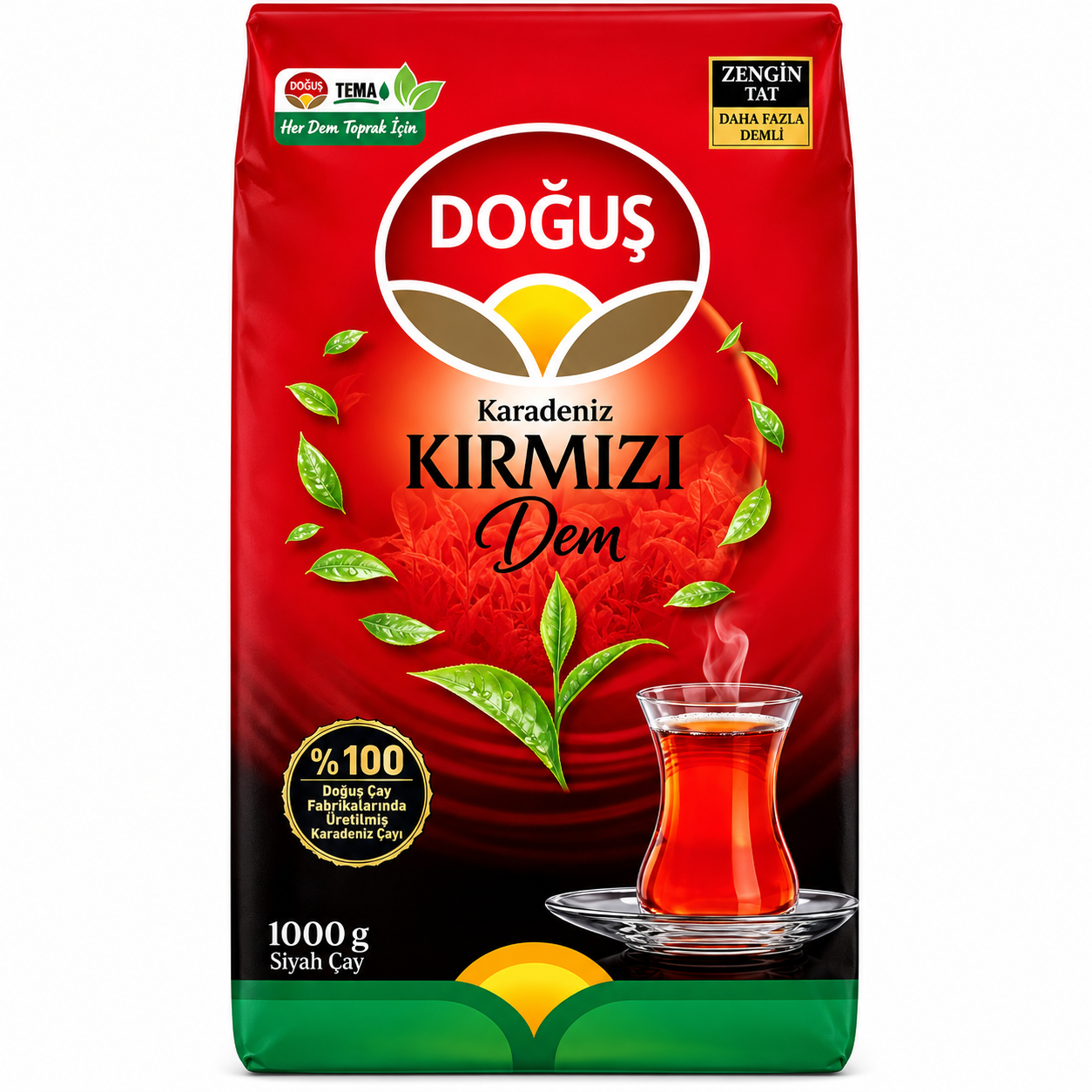 Doğuş Kırmızı Dem Çay 1000 Gr