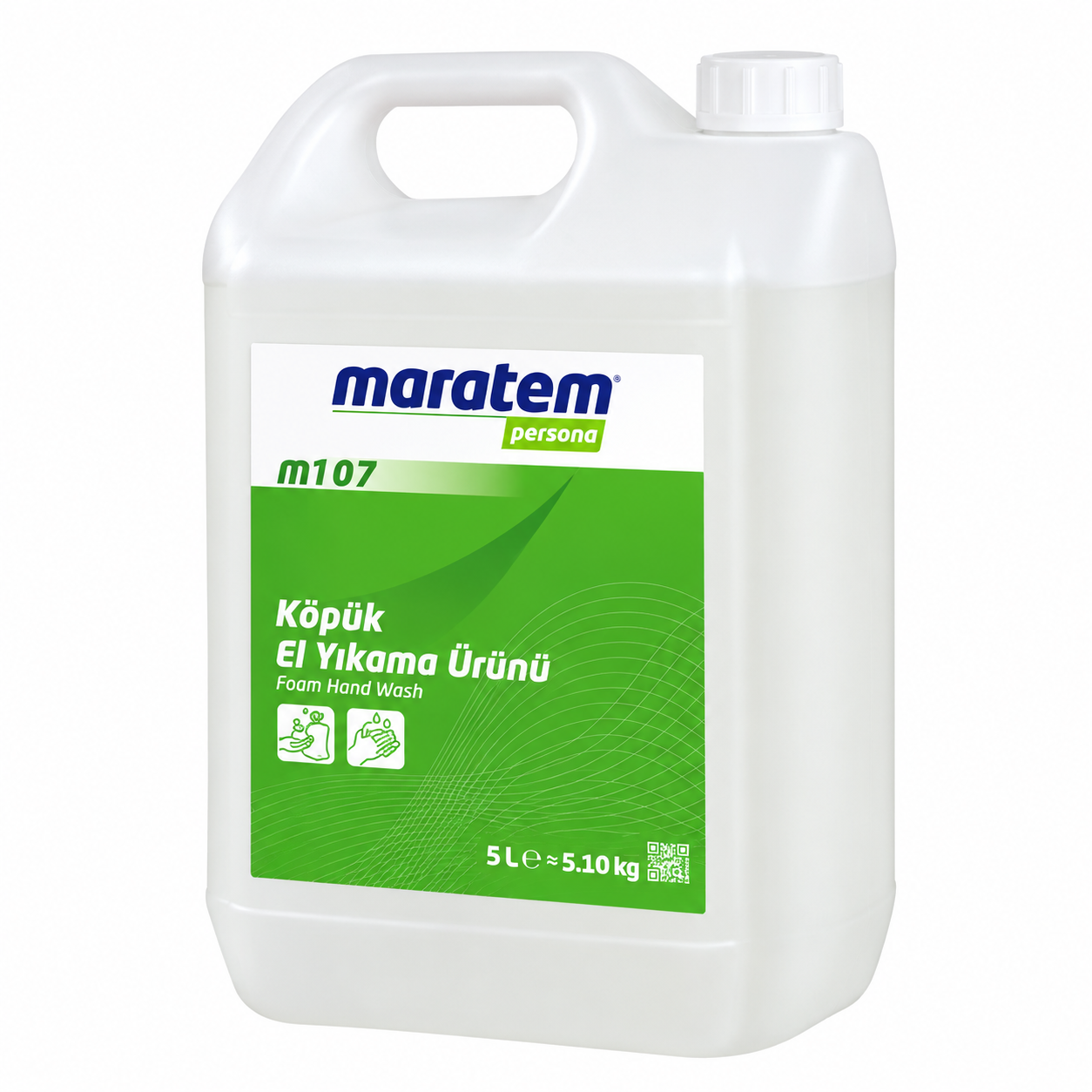 Maratem M107 Köpük Sıvı El Yıkama Ürünü 5 Lt