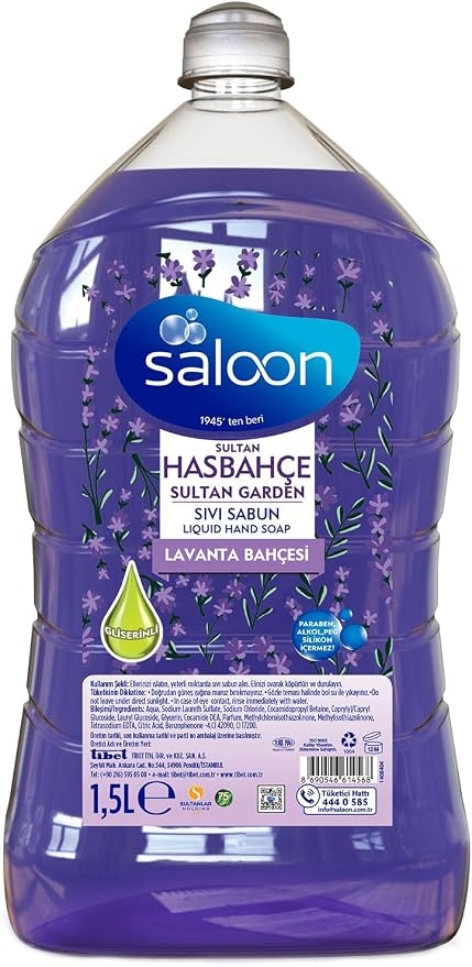 Saloon Sıvı Sabun Has Bahçe Lavanta Kokulu 1,5 LT
